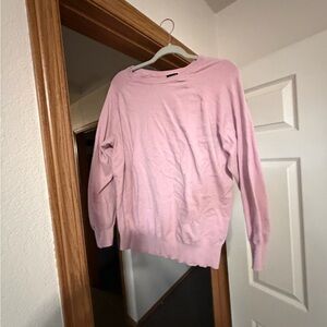 Torrid Light Pink Crew Neck Sweater